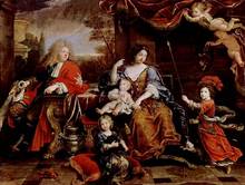 Louis (Dauphin) and his family (1687)